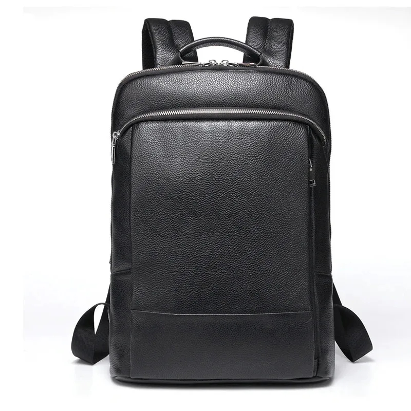 Briefcase Leather Slim - Genuine Leather Backpack Men 100% Natural