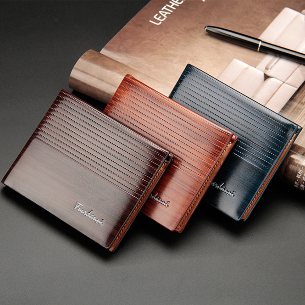 Luxury Zipper Bags - Baellerry New Slim Short Men Wallets