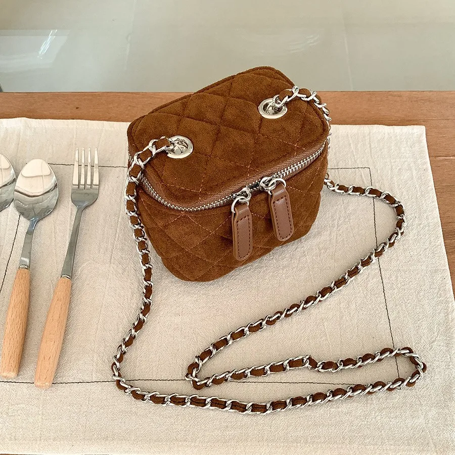 Mini Suede Women Shoulder Bag  - Luxury Bags Sling ulasan dan harga