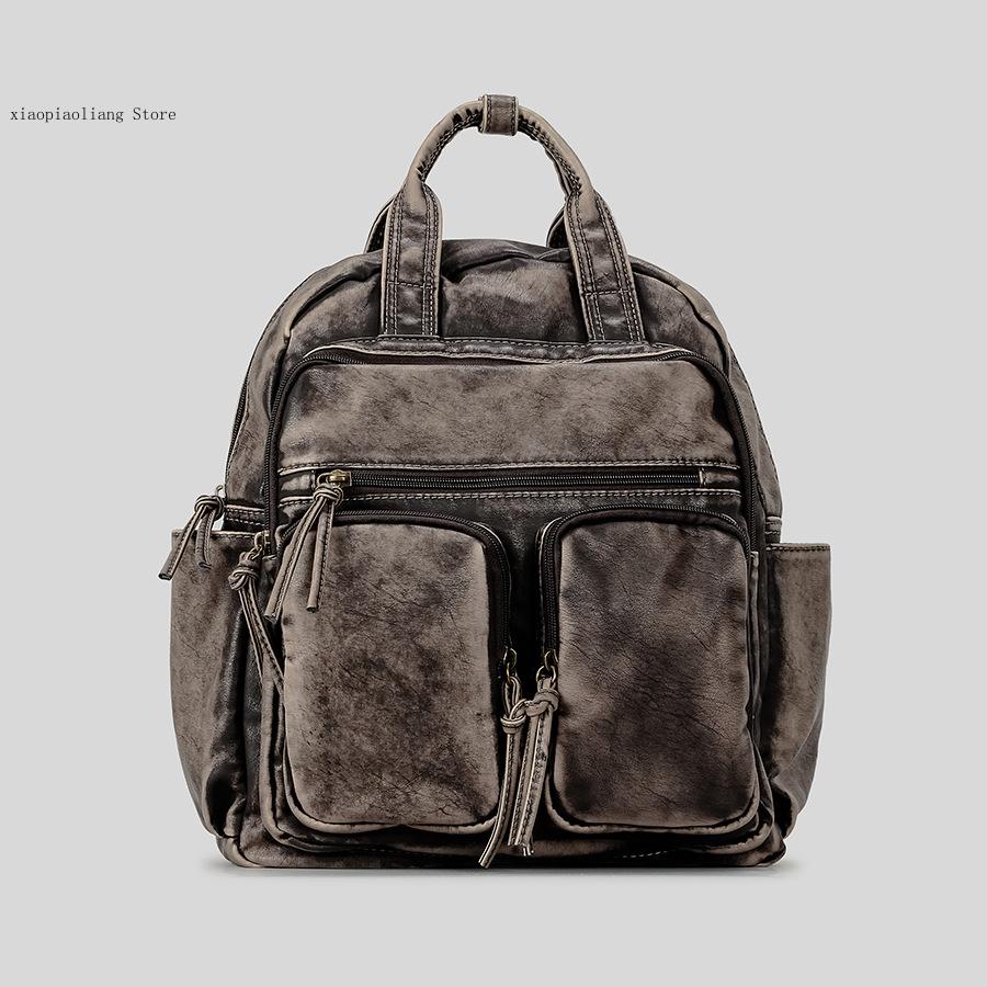 Luxury Soft Washed Pu Leather  - Luxury Zipper Bags ulasan dan harga