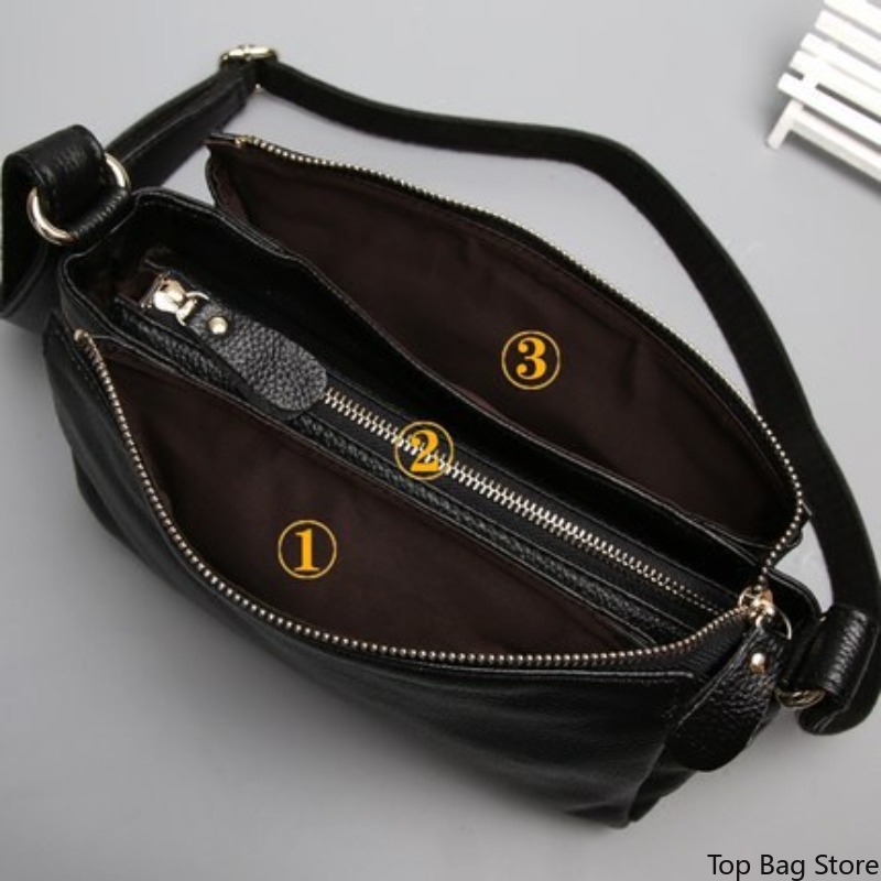 Genuine Leather Crossbody Bag  - Luxury Bags Quiet ulasan dan harga