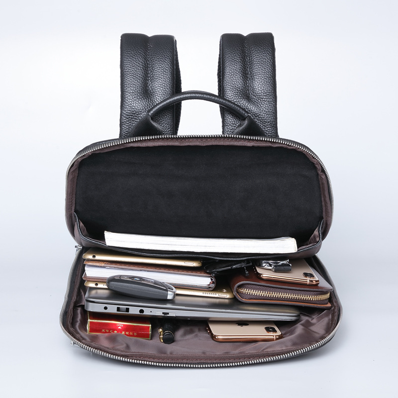 Genuine Leather Backpack Men 1 - Briefcase Leather Slim ulasan dan harga