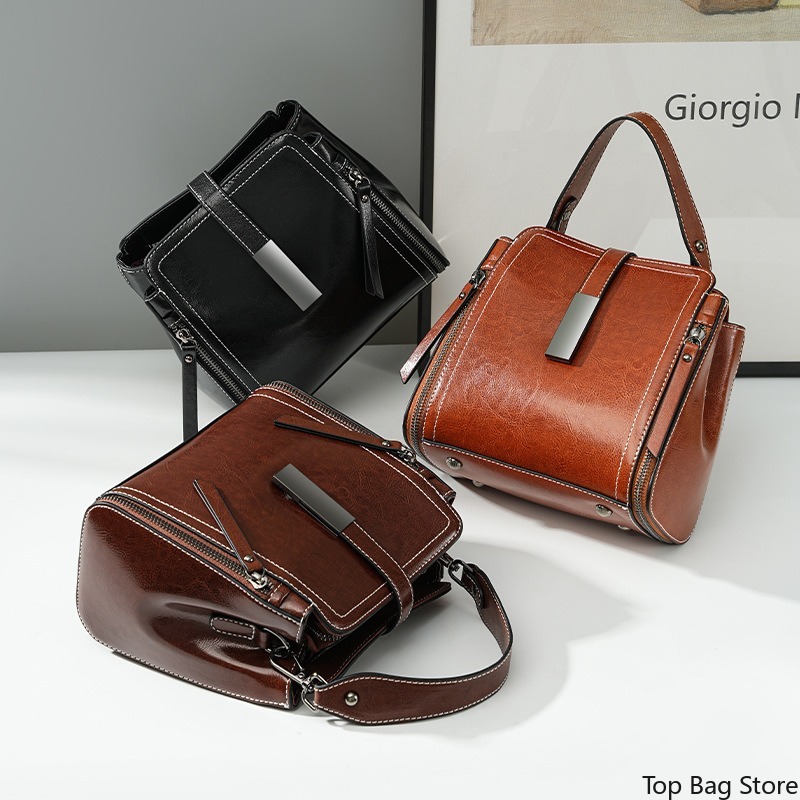 Genuine Leather Crossbody Bag  - Luxury Bags Quiet ulasan dan harga