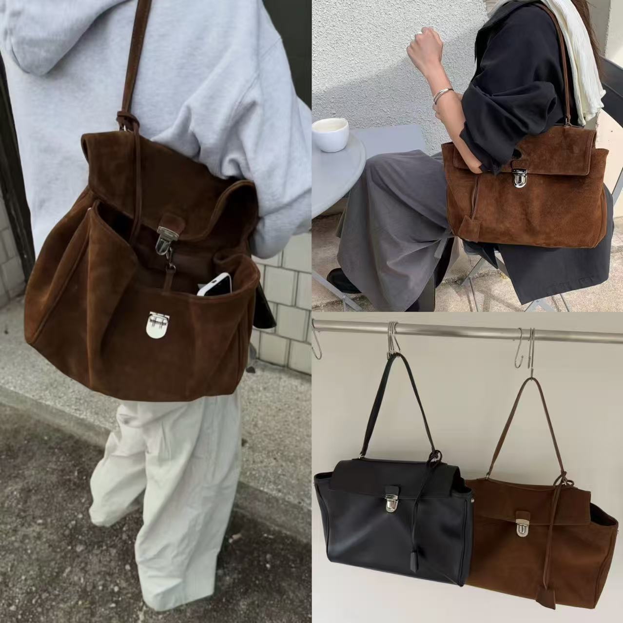 Luxury Brand Genuine Leather W - Luxury Bags With Silver Hardware ulasan dan harga