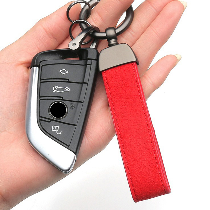 Suede Leather Car Keychain Hig - Luxury Bags Best ulasan dan harga