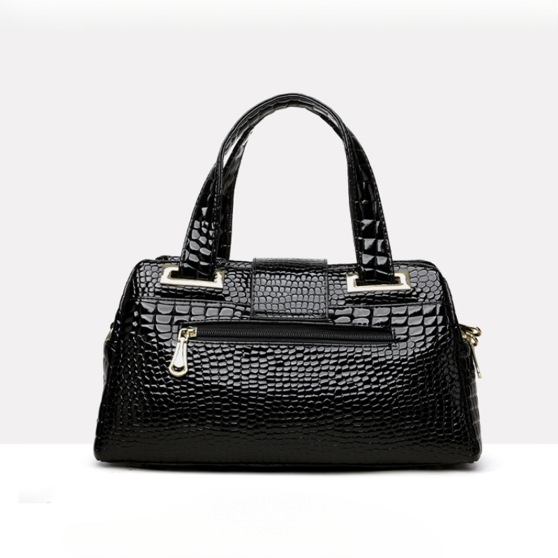 Luxury Crocodile Patterned Han - Luxury Zipper Bags ulasan dan harga