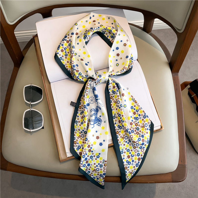 Fashion Print Long Silk Scarf  - Luxury Bags China ulasan dan harga