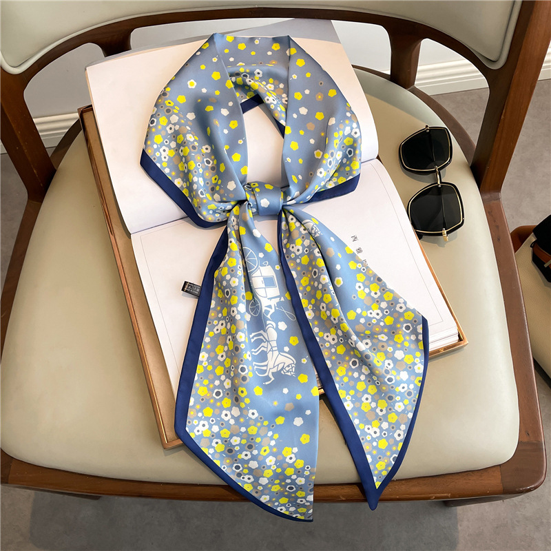 Fashion Print Long Silk Scarf  - Luxury Bags China ulasan dan harga