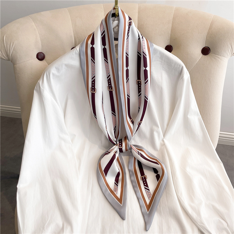Fashion Print Long Silk Scarf  - Luxury Bags China ulasan dan harga