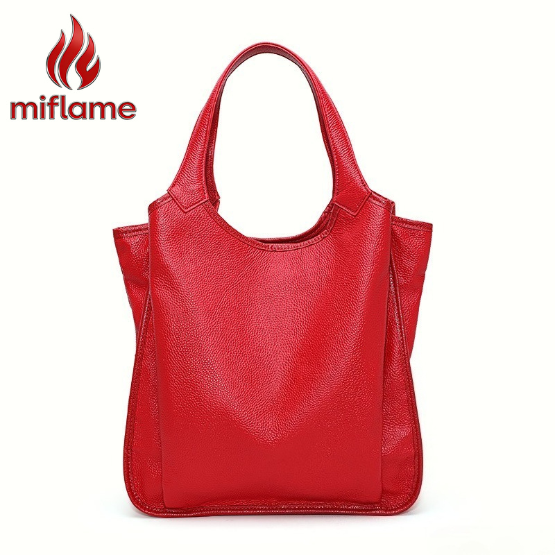 Genuine Leather Shoulder Tote  - Luxury Bags Quiet ulasan dan harga