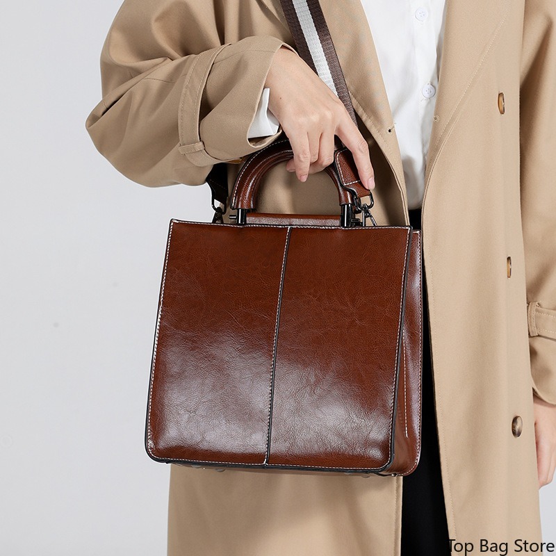 Genuine Leather Tote Bag for W - Luxury Bags Quiet ulasan dan harga
