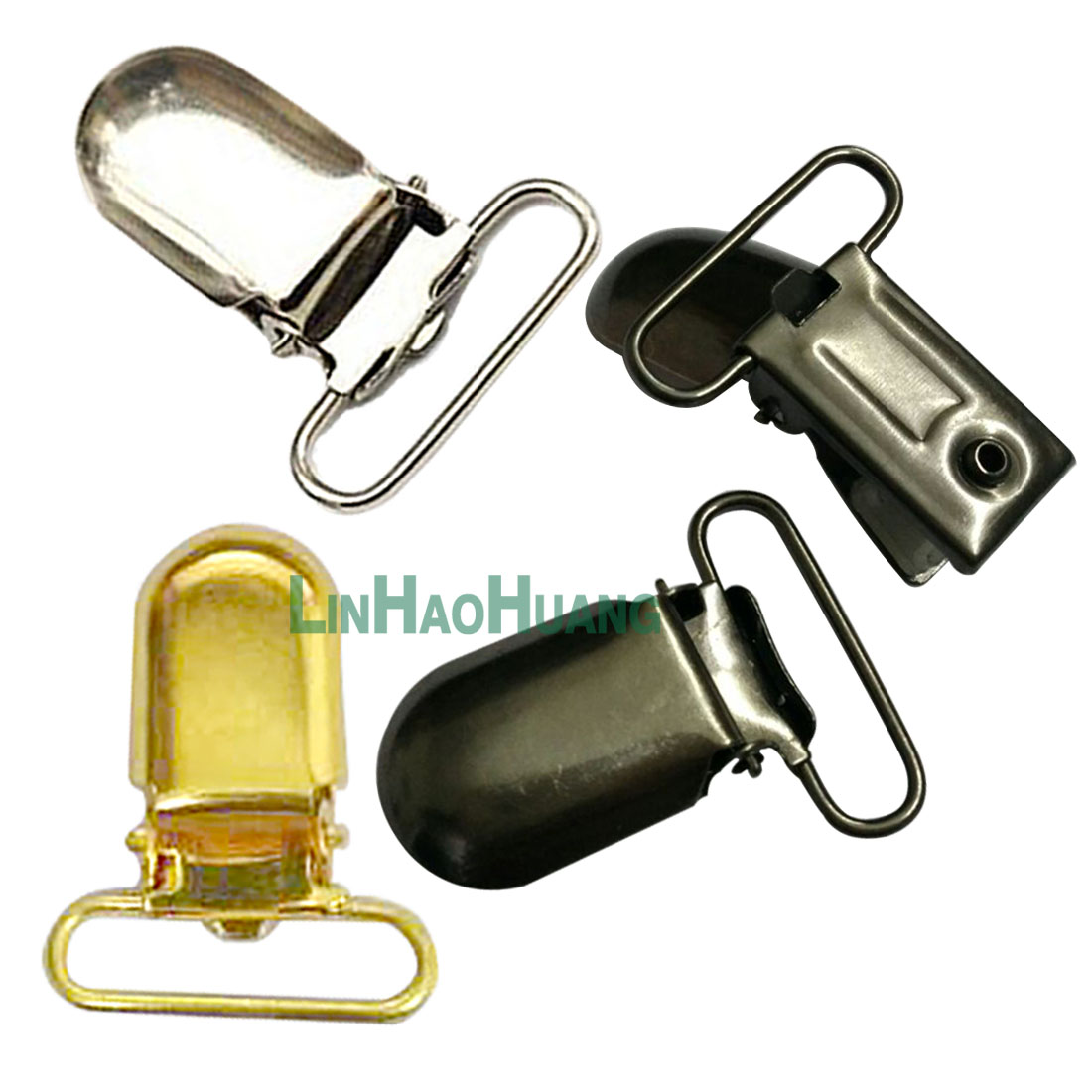 30pcs Metal Suspender Clips D  - Luxury Bags With Silver Hardware ulasan dan harga