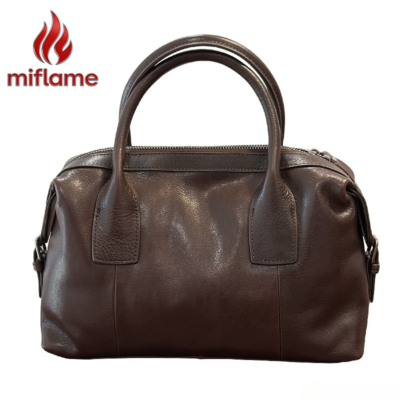 Genuine Leather Boston Bag for - Luxury Bags Quiet ulasan dan harga