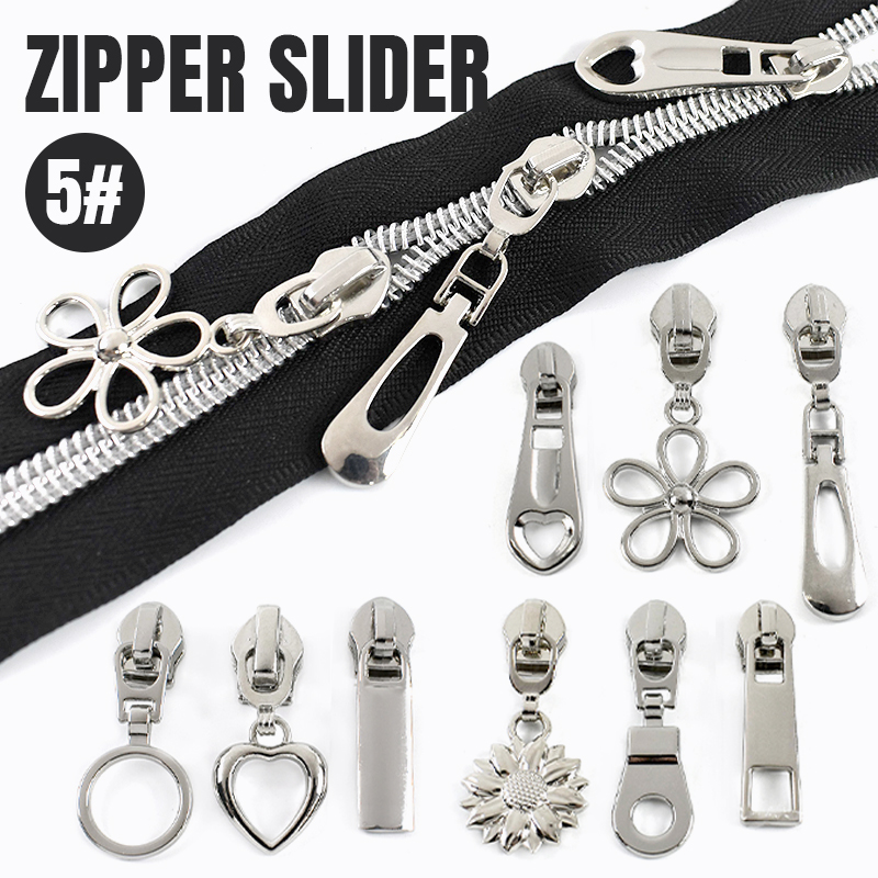 10-30P 5# Silver Sewing Zipper - Luxury Bags With Silver Hardware ulasan dan harga