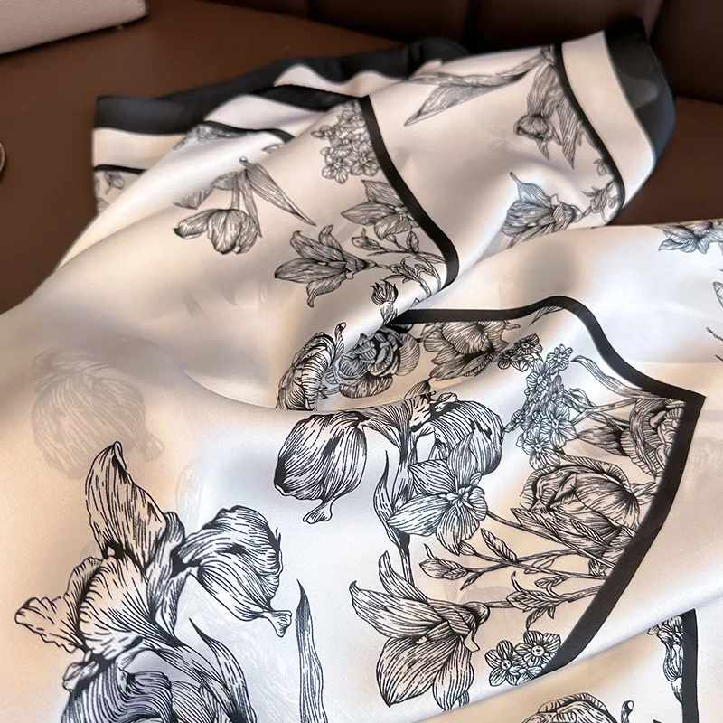 70*70cm Luxury Floral Print Si - Luxury Bags China ulasan dan harga
