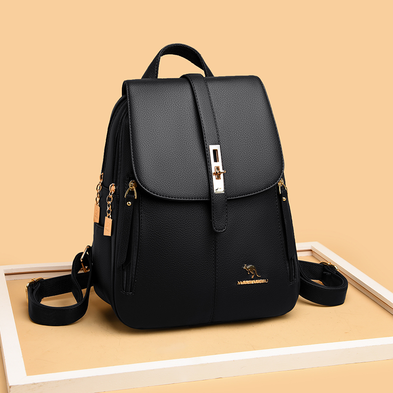 Luxury Women Leather Backpacks - Luxury Zipper Bags ulasan dan harga