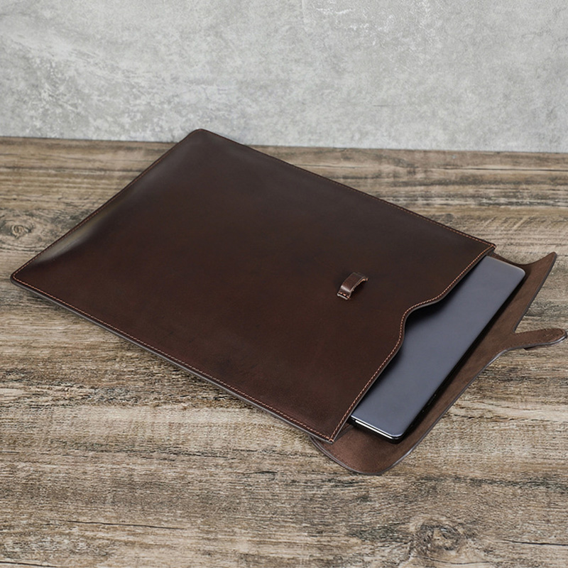 Vintage Genuine Cow Leather La - Briefcase Leather Slim ulasan dan harga