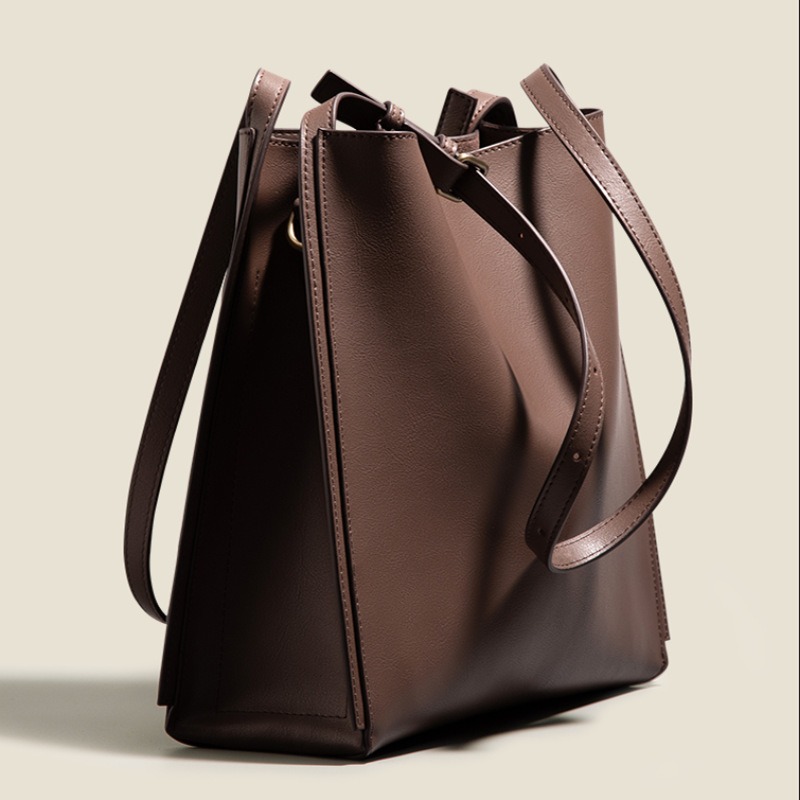Genuine Leather Bucket Bag for - Luxury Bags Quiet ulasan dan harga