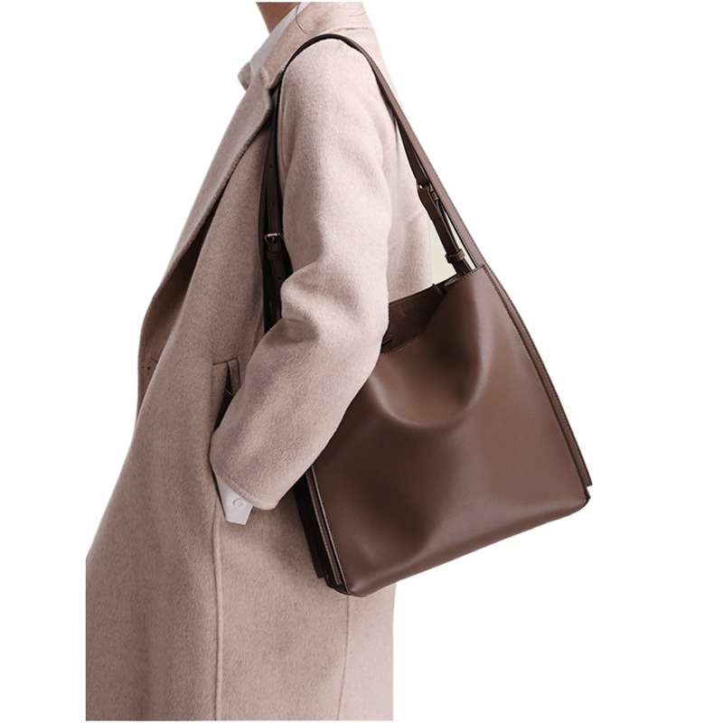 Genuine Leather Bucket Bag for - Luxury Bags Quiet ulasan dan harga
