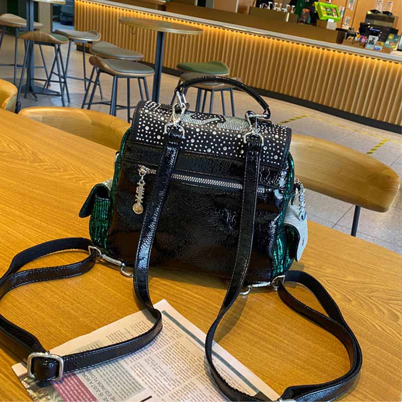 Fashion Women Backpack Big Cap - Luxury Zipper Bags ulasan dan harga