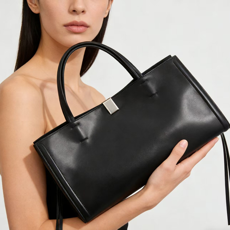 2026 Luxury Cowhide Leather Wo - Luxury Bags With Silver Hardware ulasan dan harga