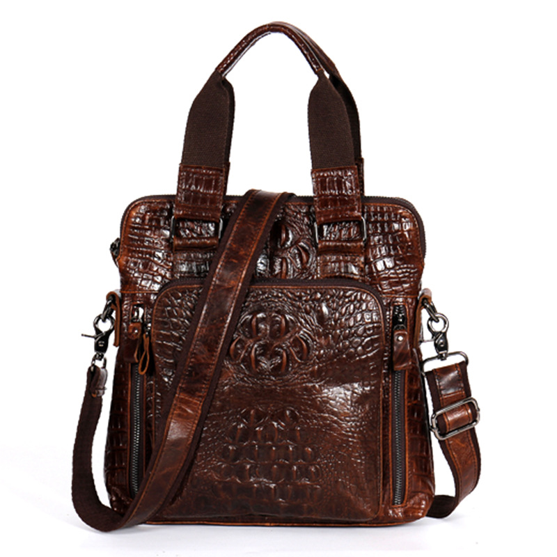 YETTIES Men's Slim Vertical La - Briefcase Leather Slim ulasan dan harga