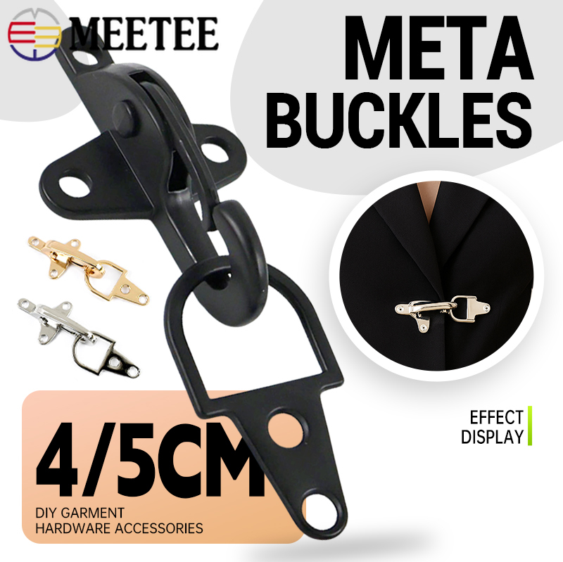 1-5Pcs 4/5cm Silver Metal Buck - Luxury Bags With Silver Hardware ulasan dan harga