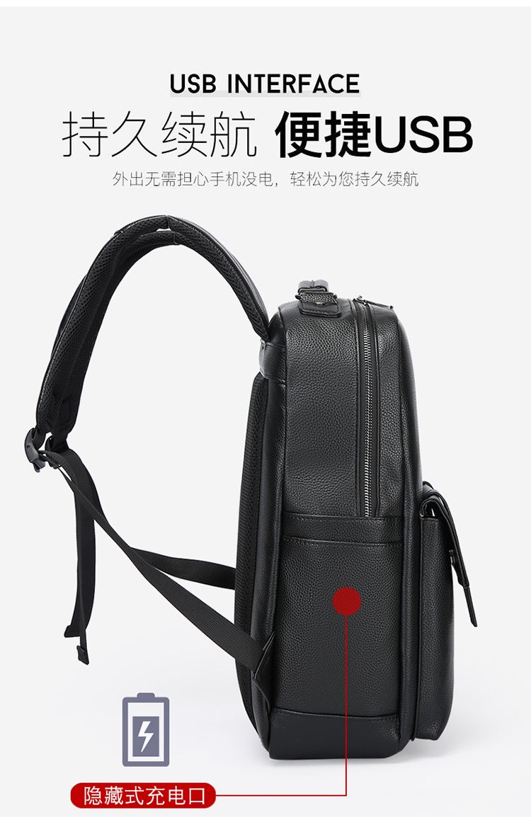 Men's luxury leather backpack  - Luxury Zipper Bags ulasan dan harga